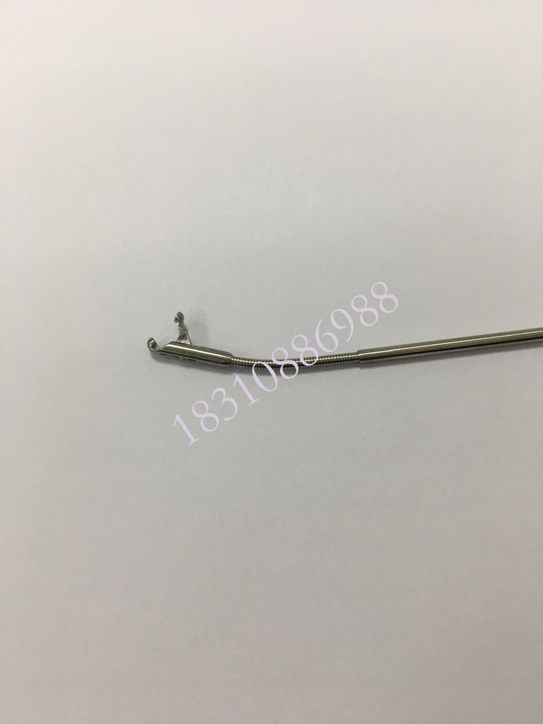 彈簧鉗，椎間孔鏡使用彈簧鉗，上翹彈簧鉗45度，前端可彎